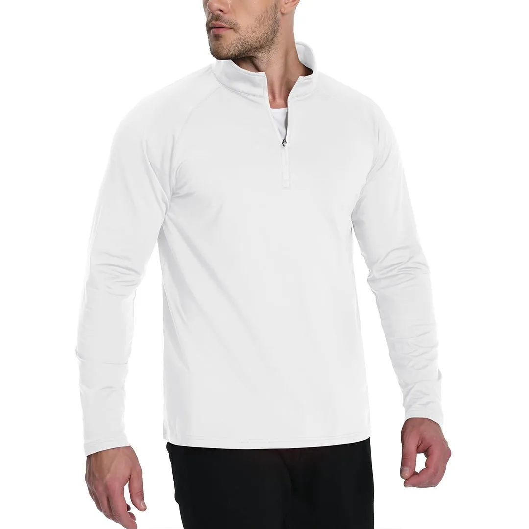 Men's 1/4 Zip Athletic Pullover Fleece Lined Sweatshirts