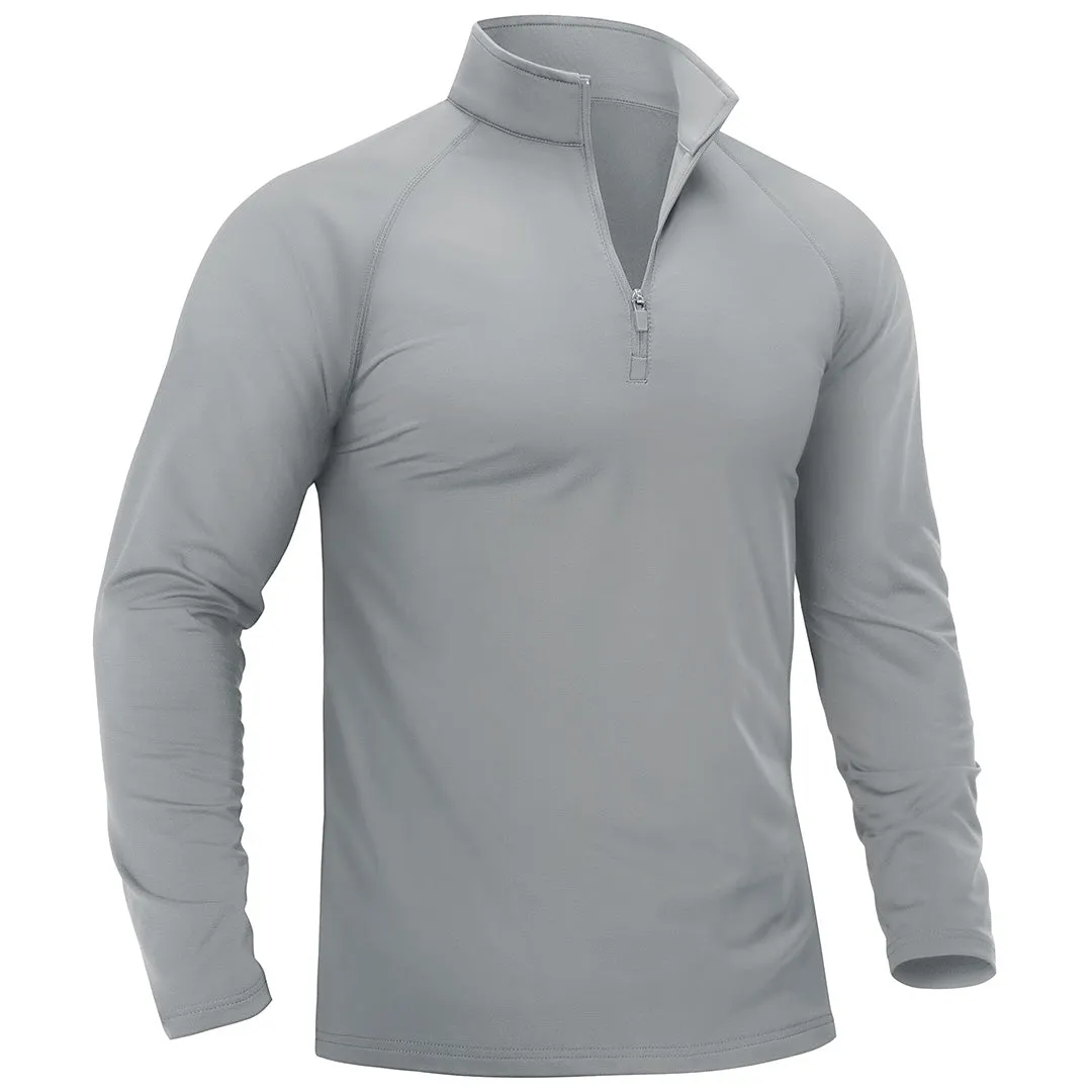 Men's 1/4 Zip Athletic Pullover Fleece Lined Sweatshirts