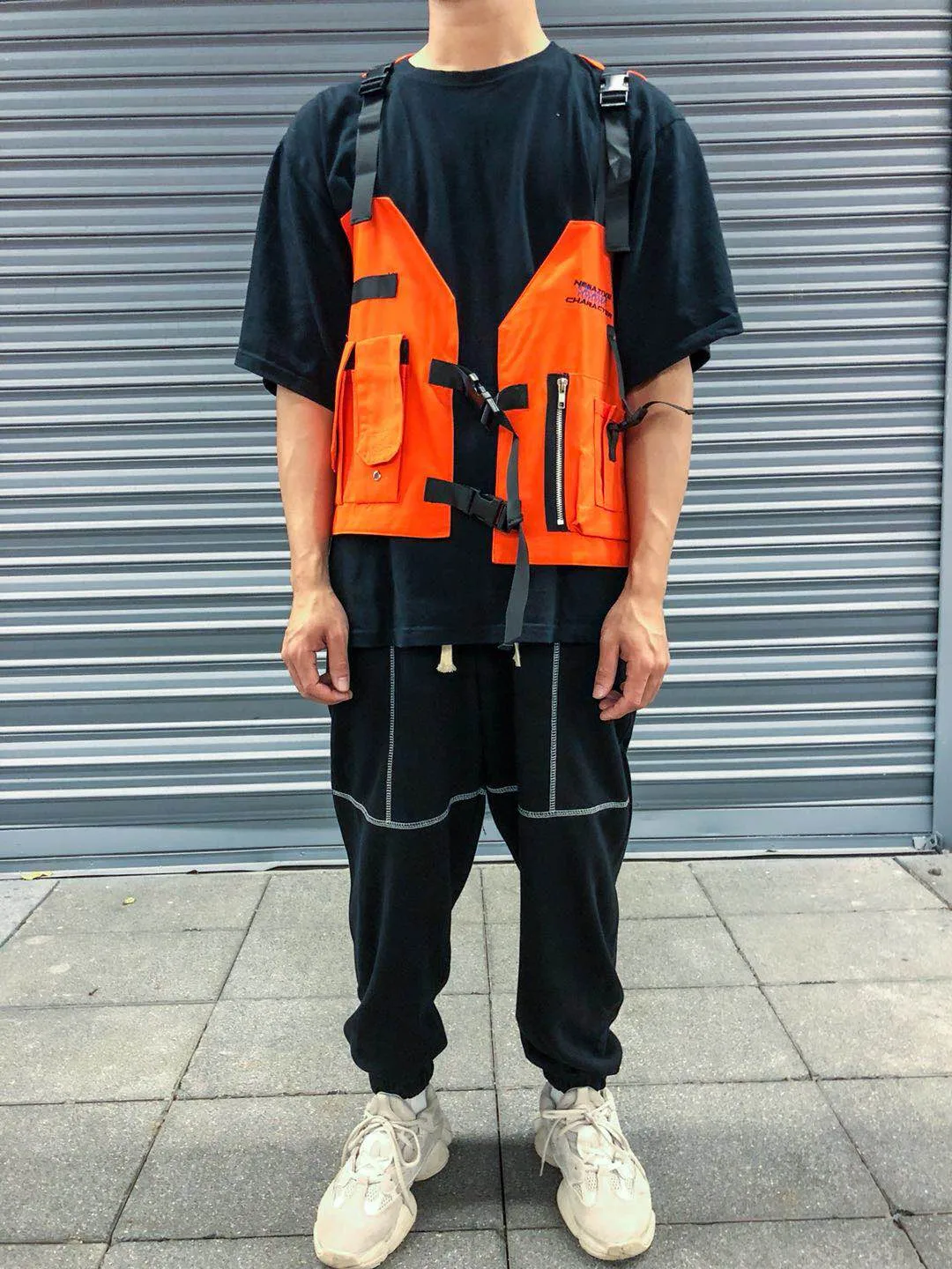 Men's Urban Apostle Asymmetric Zipup Hood Jacket Streetwear