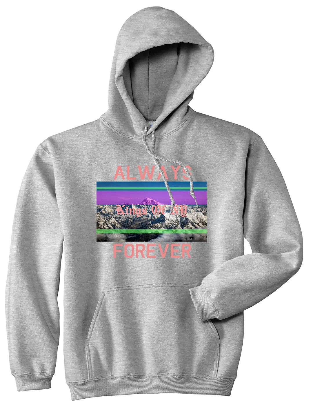 Mountains Always And Forever Mens Pullover Hoodie