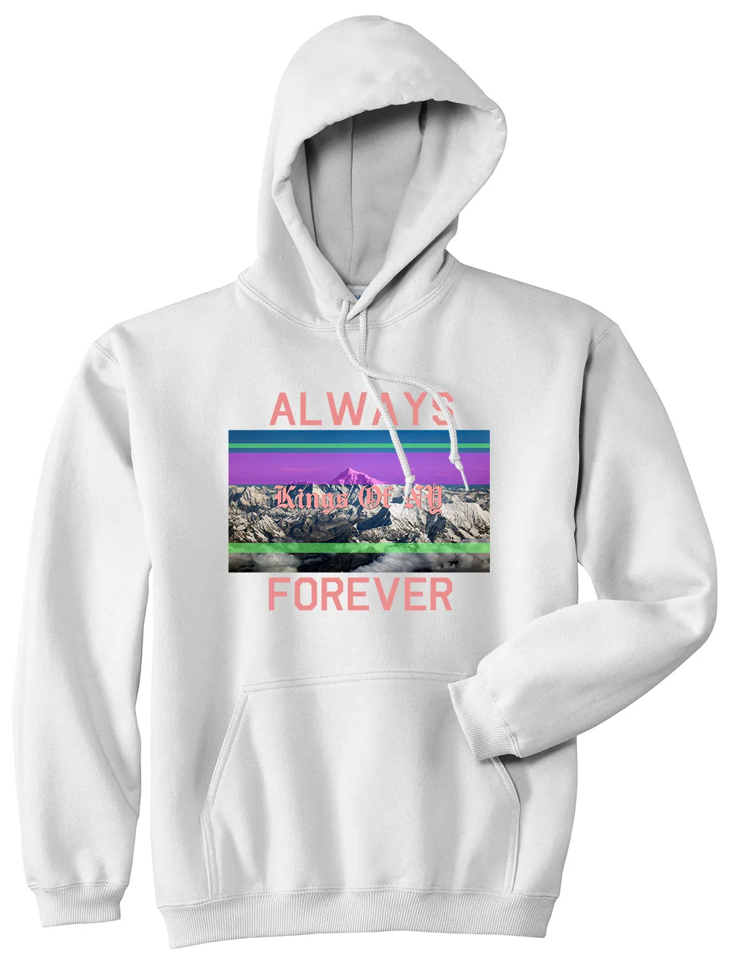 Mountains Always And Forever Mens Pullover Hoodie