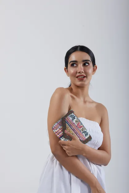 Multicolored Sling Pouch