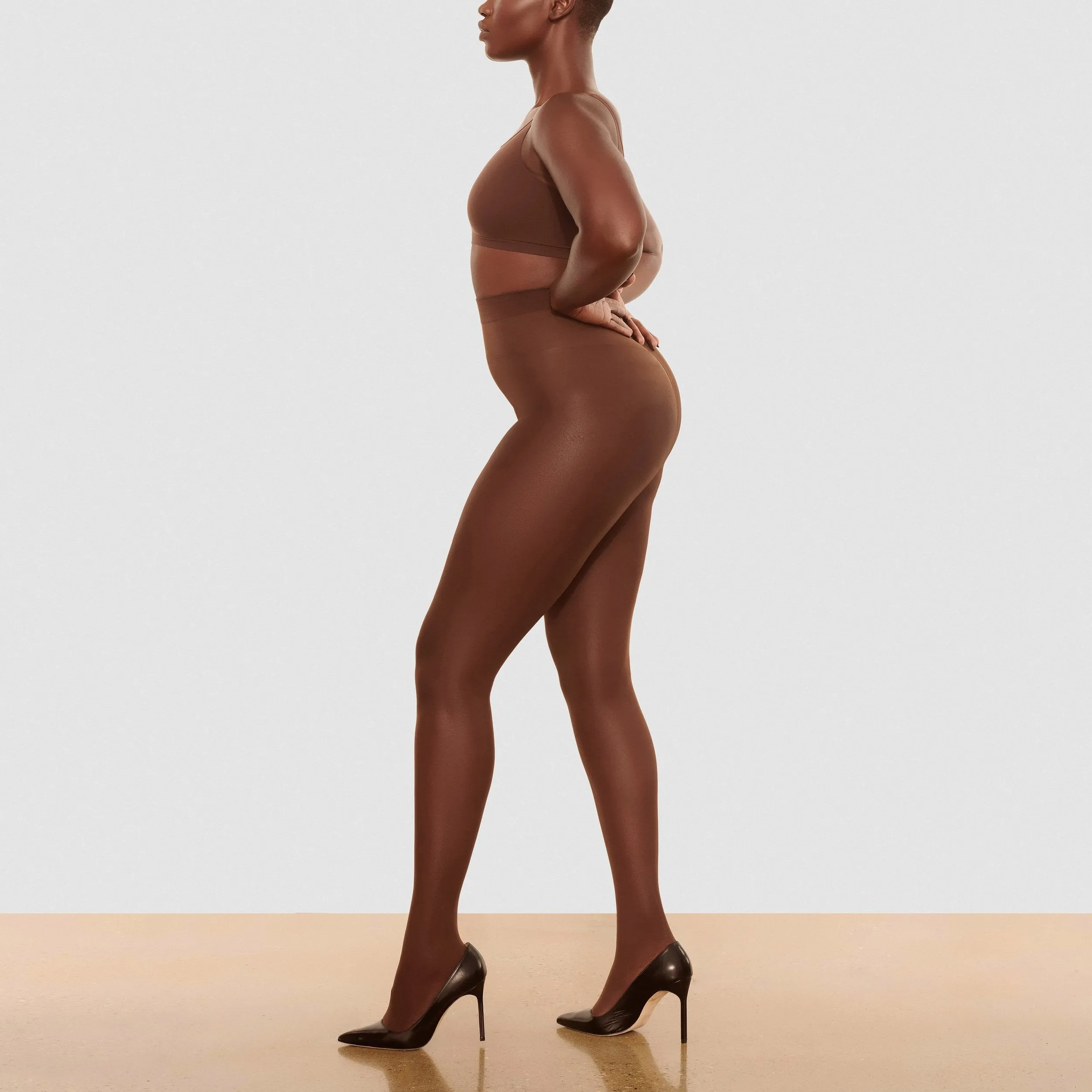 NUDE SUPPORT TIGHTS | COCOA