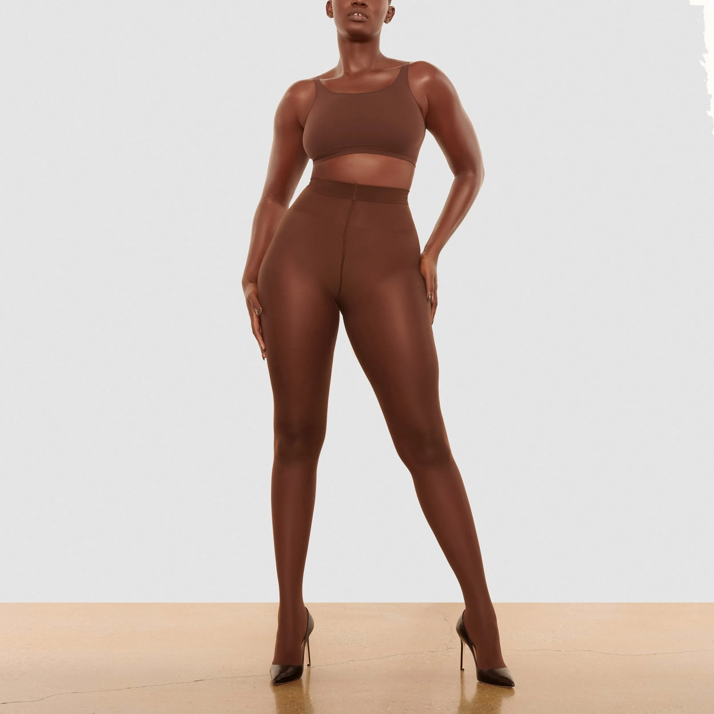 NUDE SUPPORT TIGHTS | COCOA