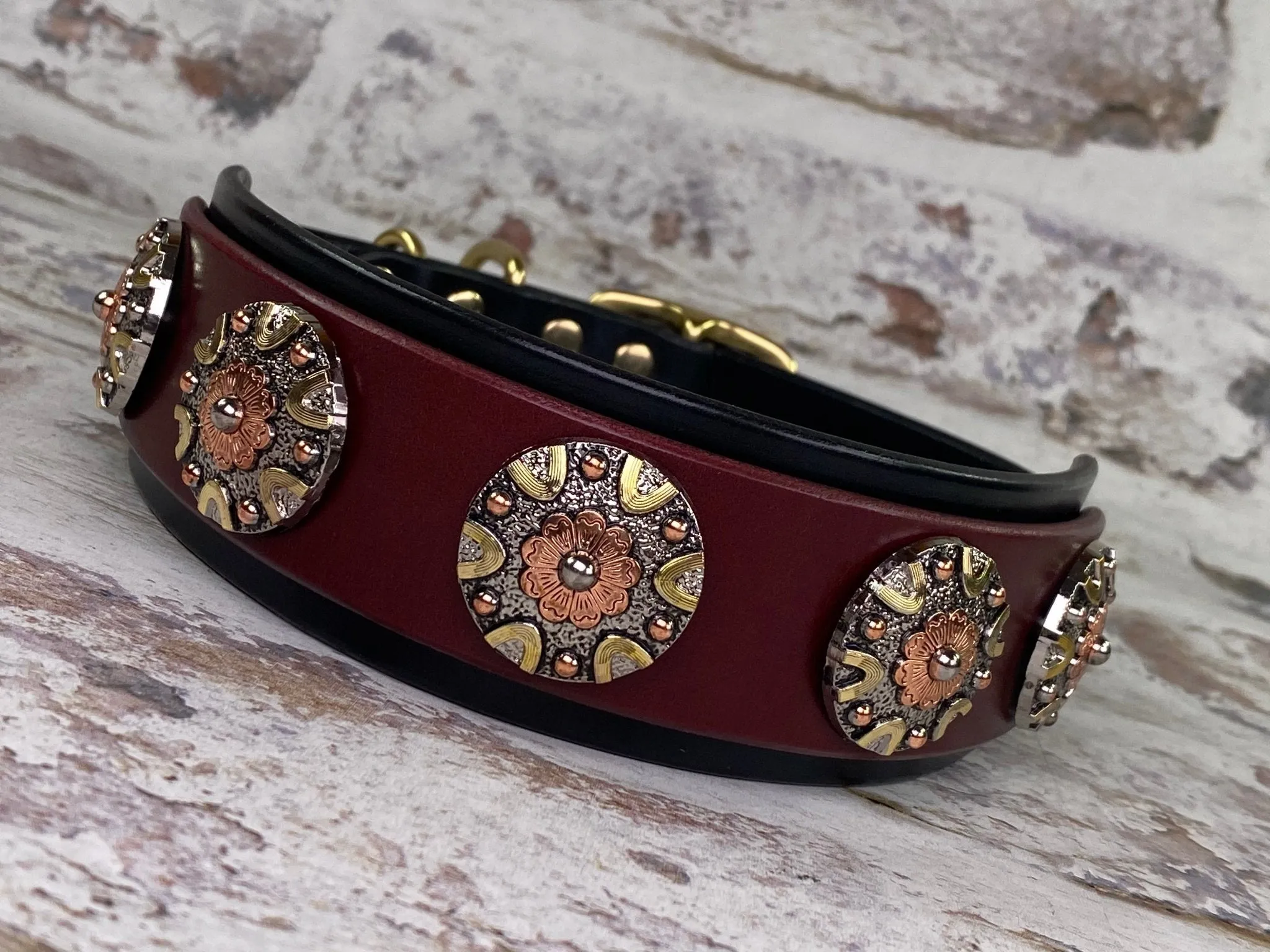 ORIEN LATIGO LEATHER DOG COLLAR 2" or 1.5" WIDE