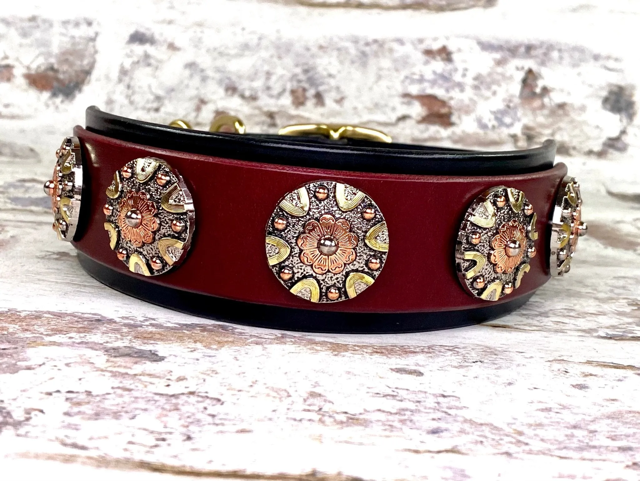 ORIEN LATIGO LEATHER DOG COLLAR 2" or 1.5" WIDE