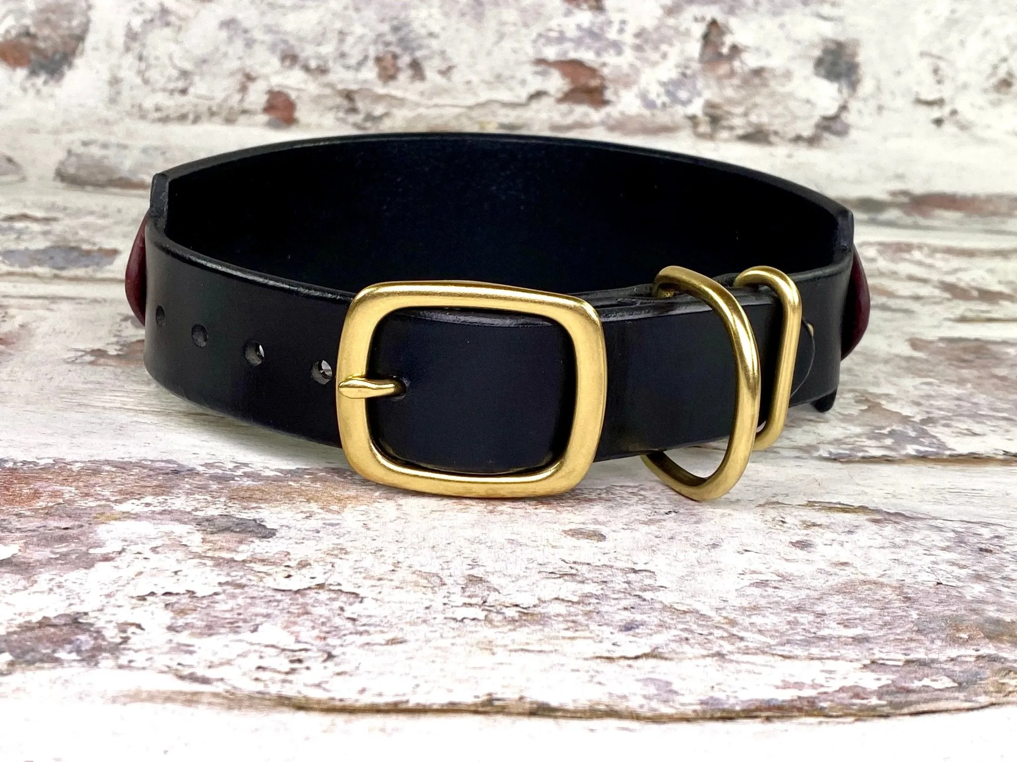 ORIEN LATIGO LEATHER DOG COLLAR 2" or 1.5" WIDE
