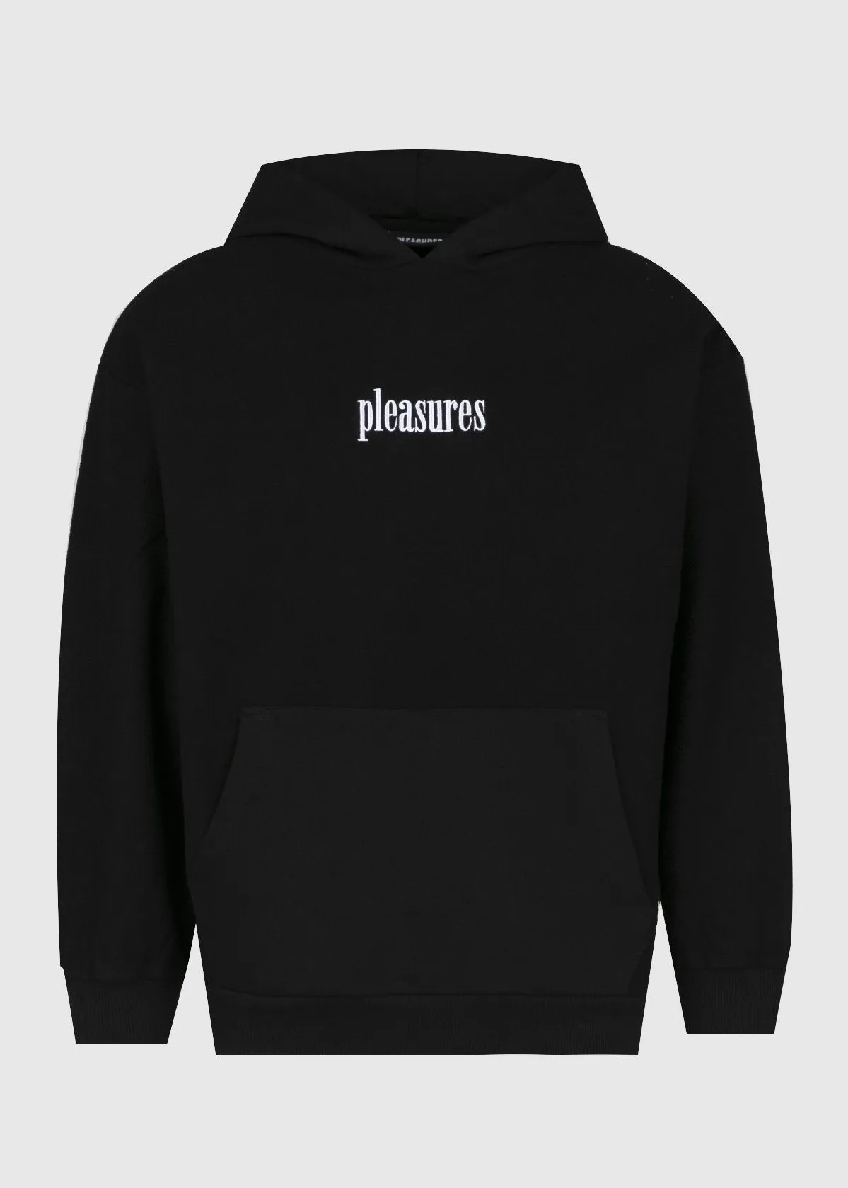 PLEASURES: LOGIC REVERSE TERRY HOODIE [BLACK]
