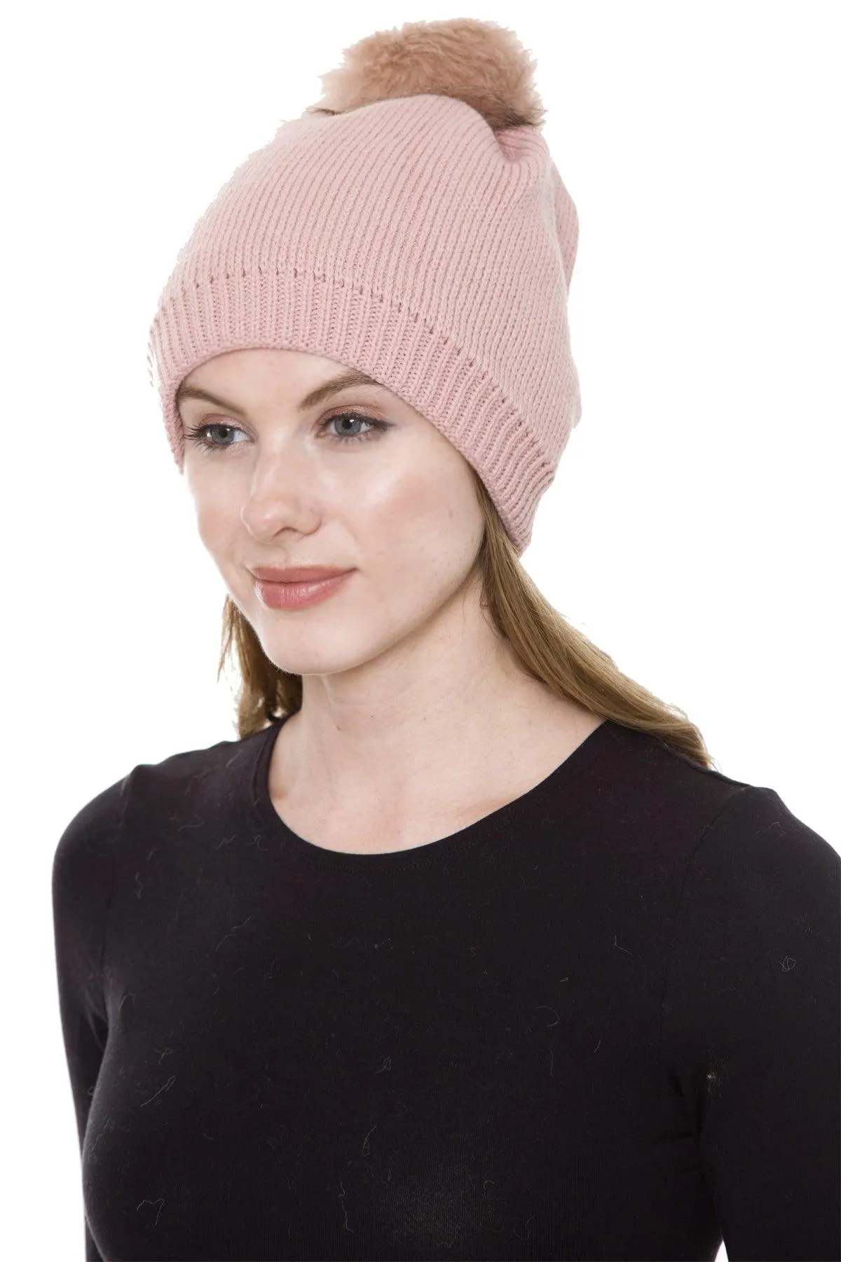 POM POM BEANIE (ASSORTED COLORS)