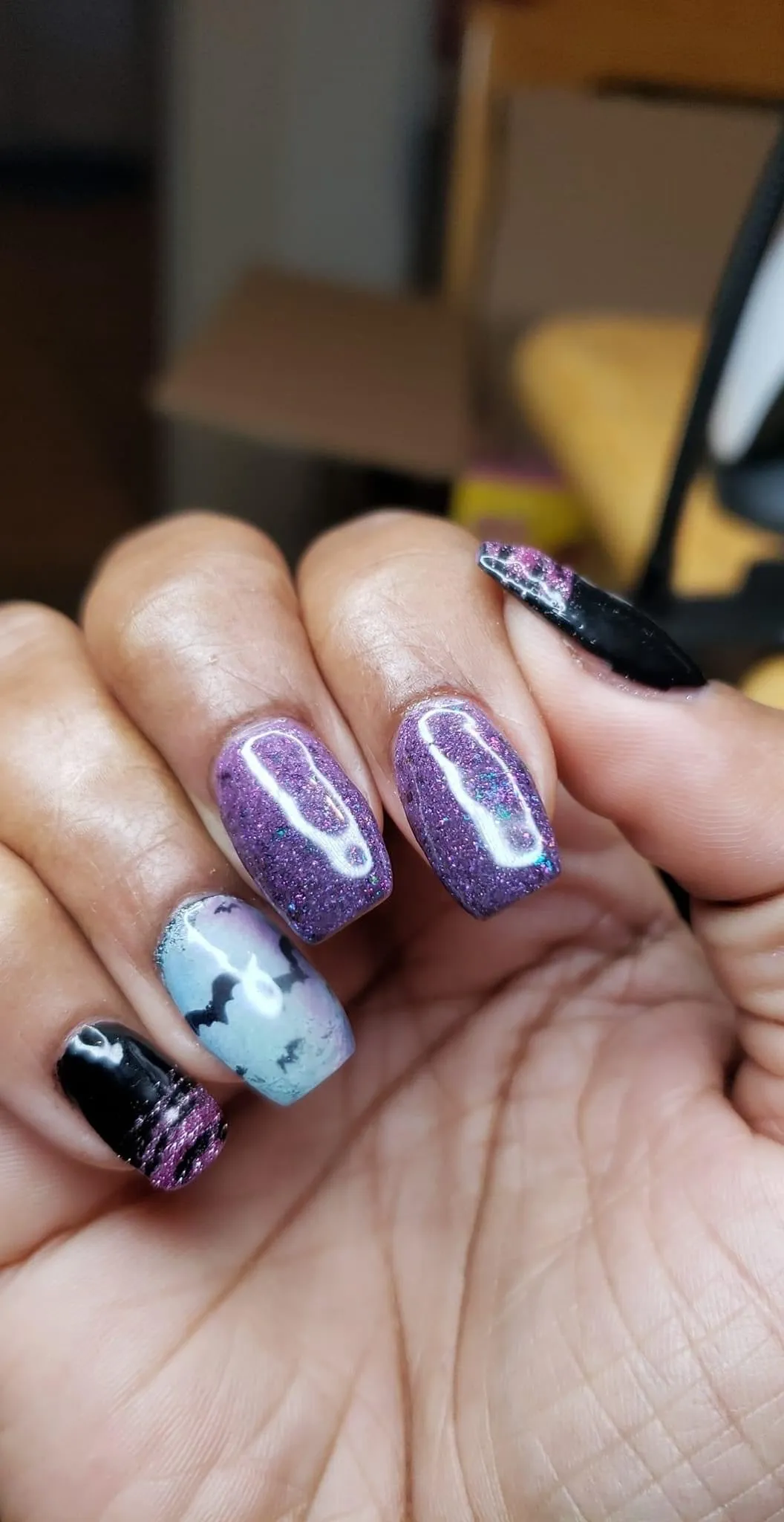 Purple Spider- Reflective Spider Gel
