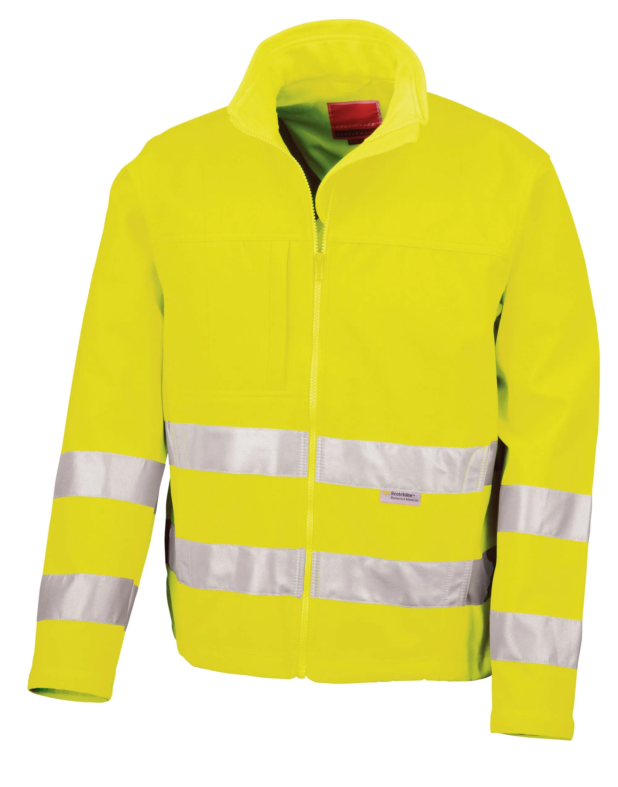 R117X Result SafeGuard Hi-Vis Softshell Jacket