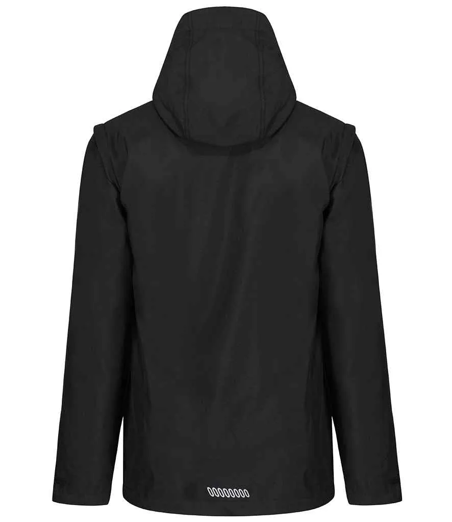 Regatta Erasmus 4-in-1 Soft Shell Jacket | Black/Black