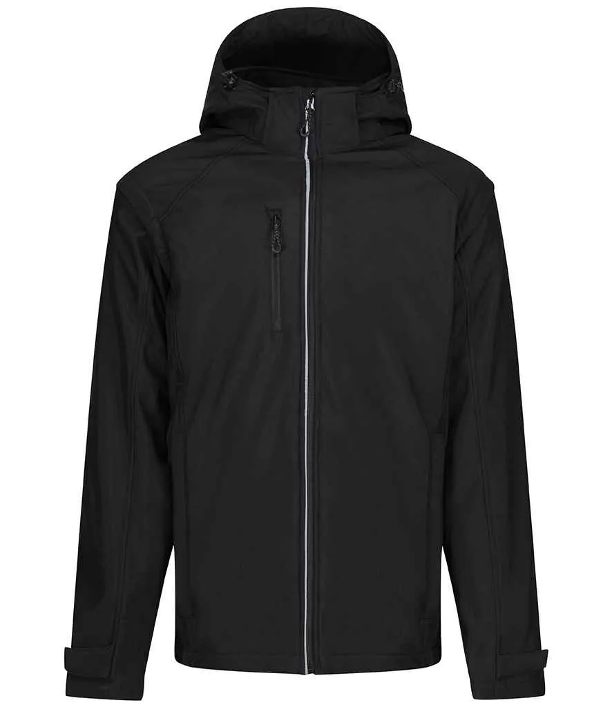 Regatta Erasmus 4-in-1 Soft Shell Jacket | Black/Black