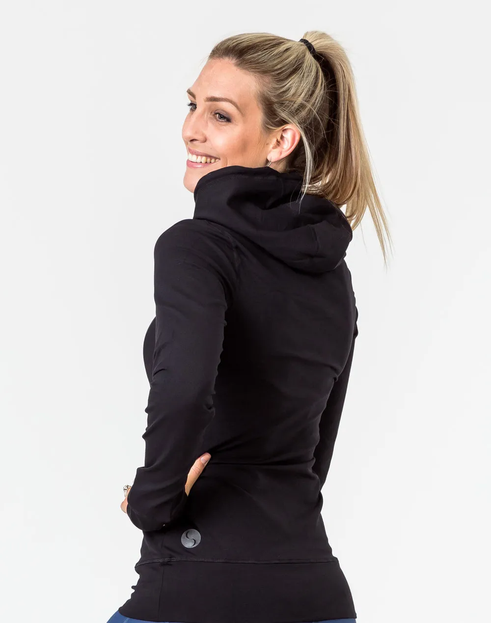 Relove ** Breastfeeding Hoodie - Activewear Hoodie Black