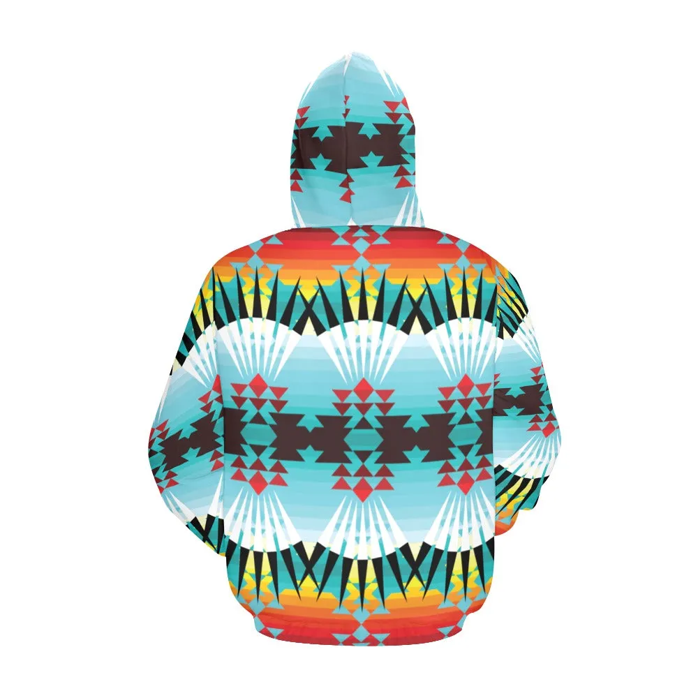 Ribbonwork Bustle Hoodie for Men (USA Size)
