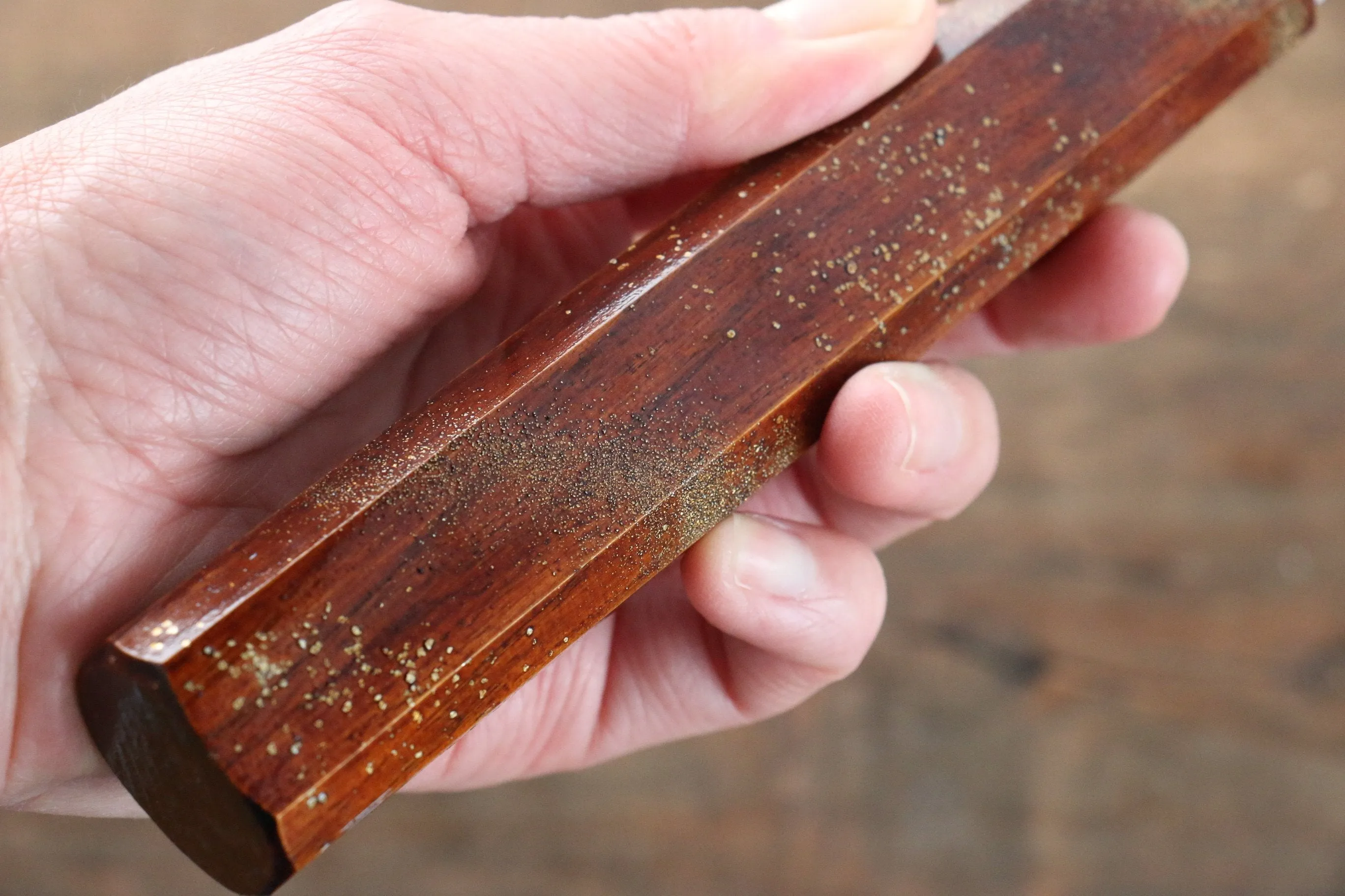 Sakai Takayuki VG10 33 Layer Damascus Gyuto 240mm Live oak Lacquered (Seiren) Handle