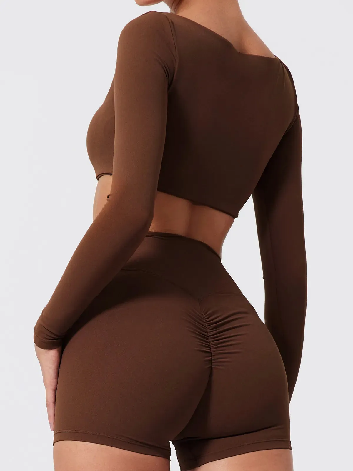 Seamless Stretch Fitness Matching Set for Indoors & Outdoors