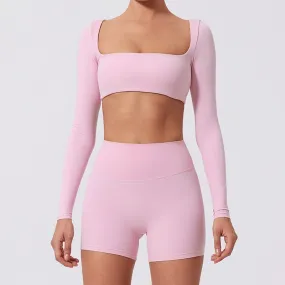 Seamless Stretch Fitness Matching Set for Indoors & Outdoors