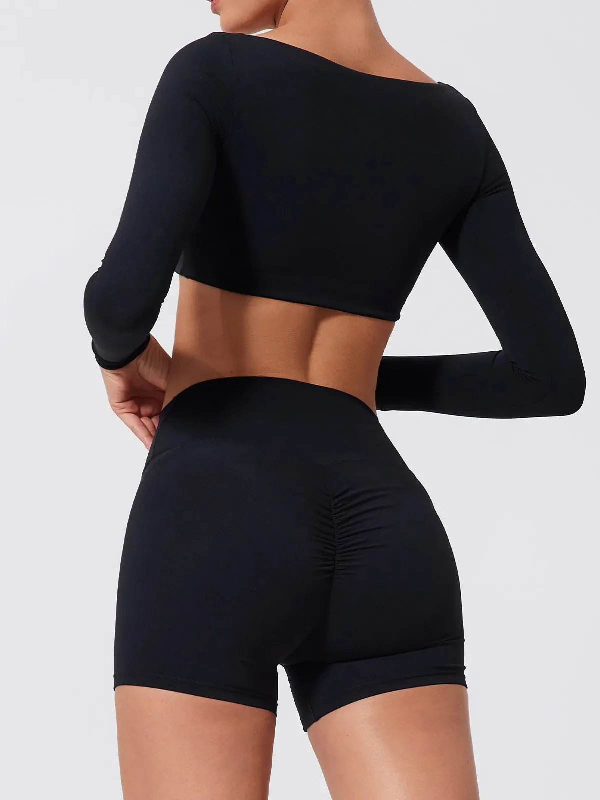 Seamless Stretch Fitness Matching Set for Indoors & Outdoors