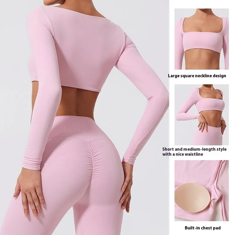 Seamless Stretch Fitness Matching Set for Indoors & Outdoors