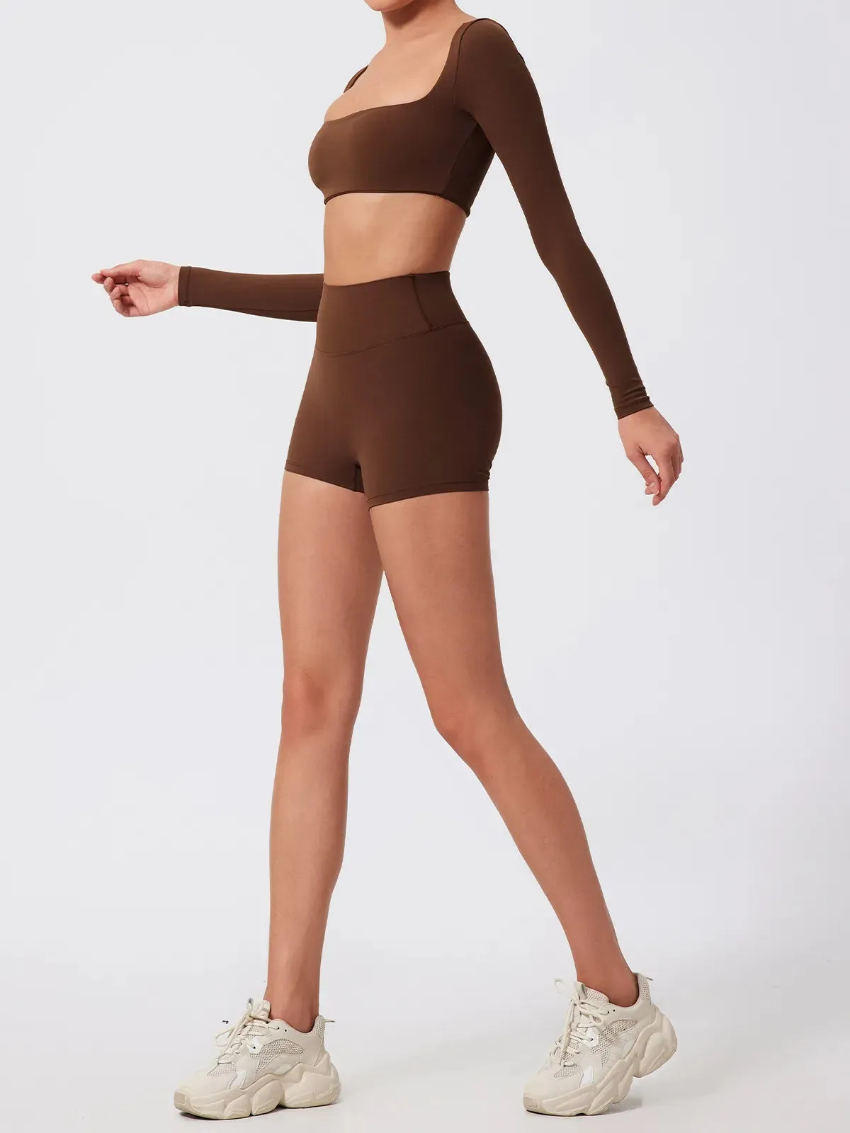 Seamless Stretch Fitness Matching Set for Indoors & Outdoors