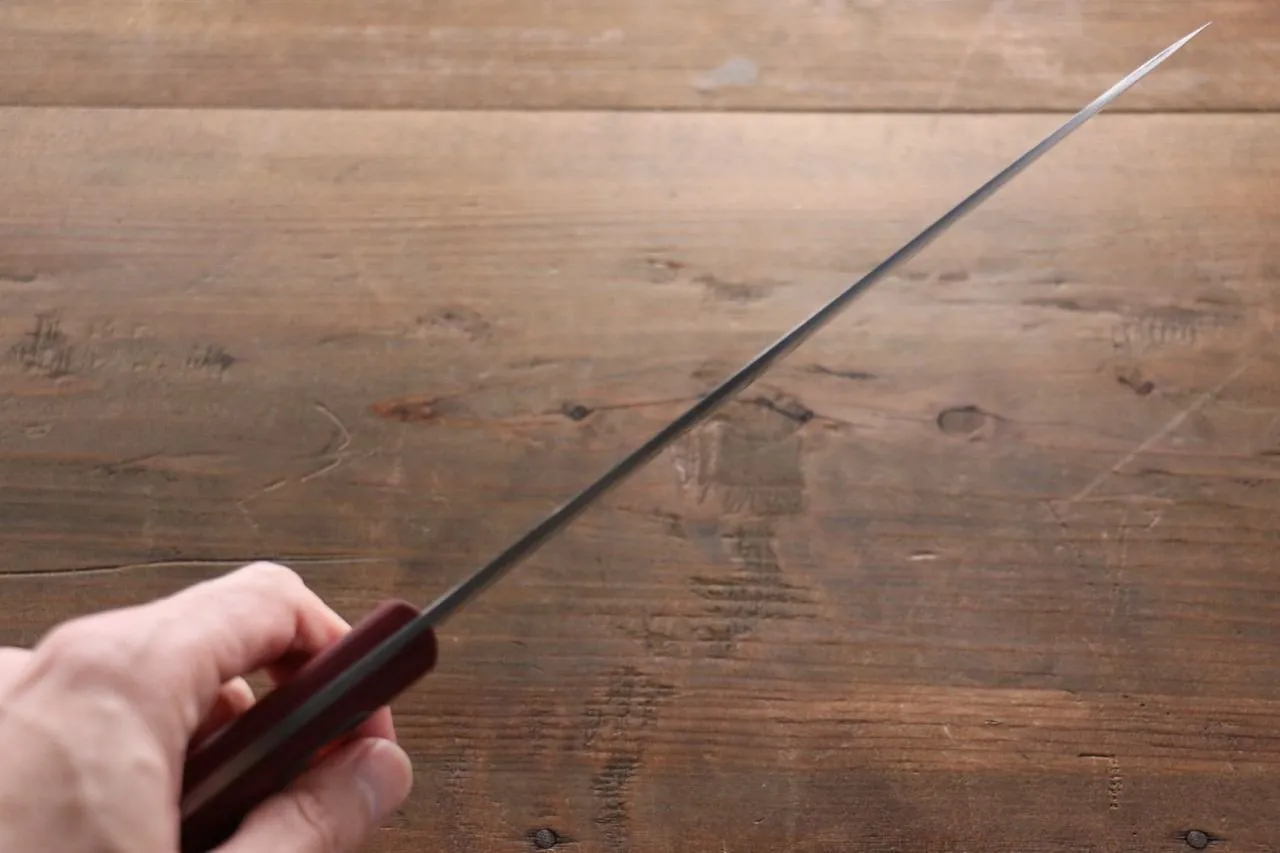 Shigeki Tanaka VG10 17 Layer Damascus Gyuto  180mm Red Pakka wood Handle