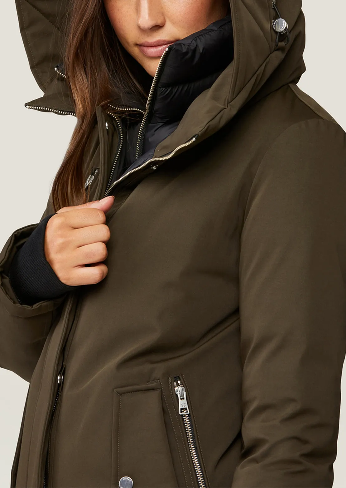 Soia & Kyo Women's Belina Hooded Down Jacket