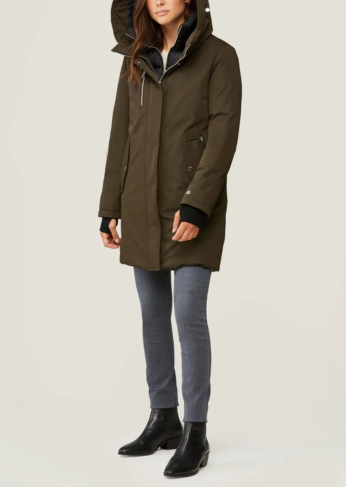 Soia & Kyo Women's Belina Hooded Down Jacket