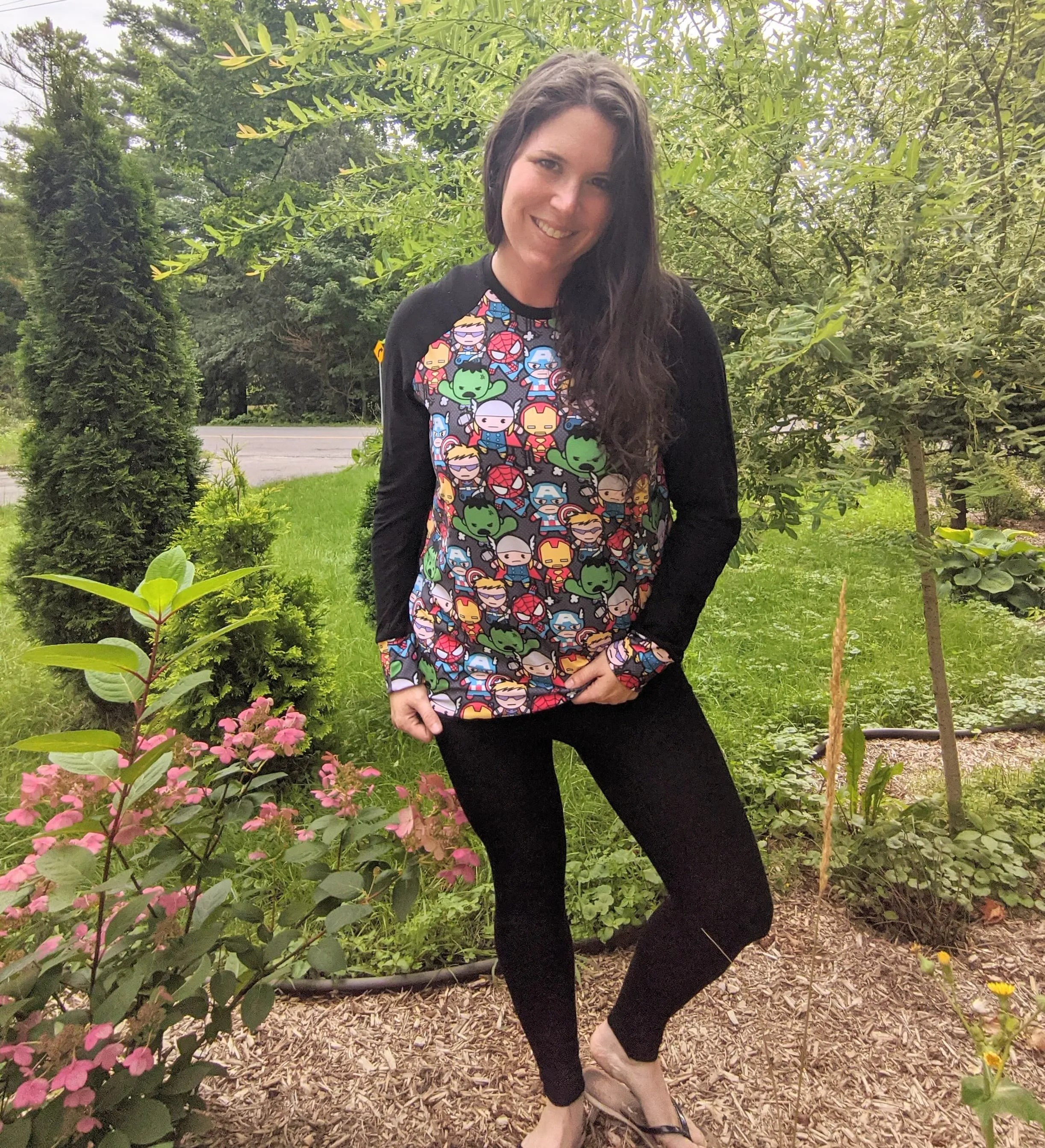 Straight Fit Raglan Top Pattern