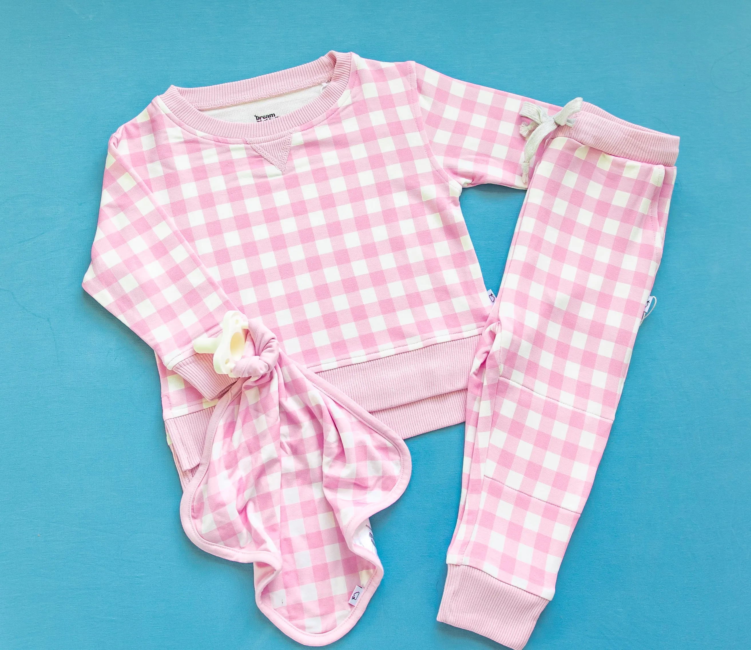 TAFFY PINK GINGHAM DREAM PULLOVER