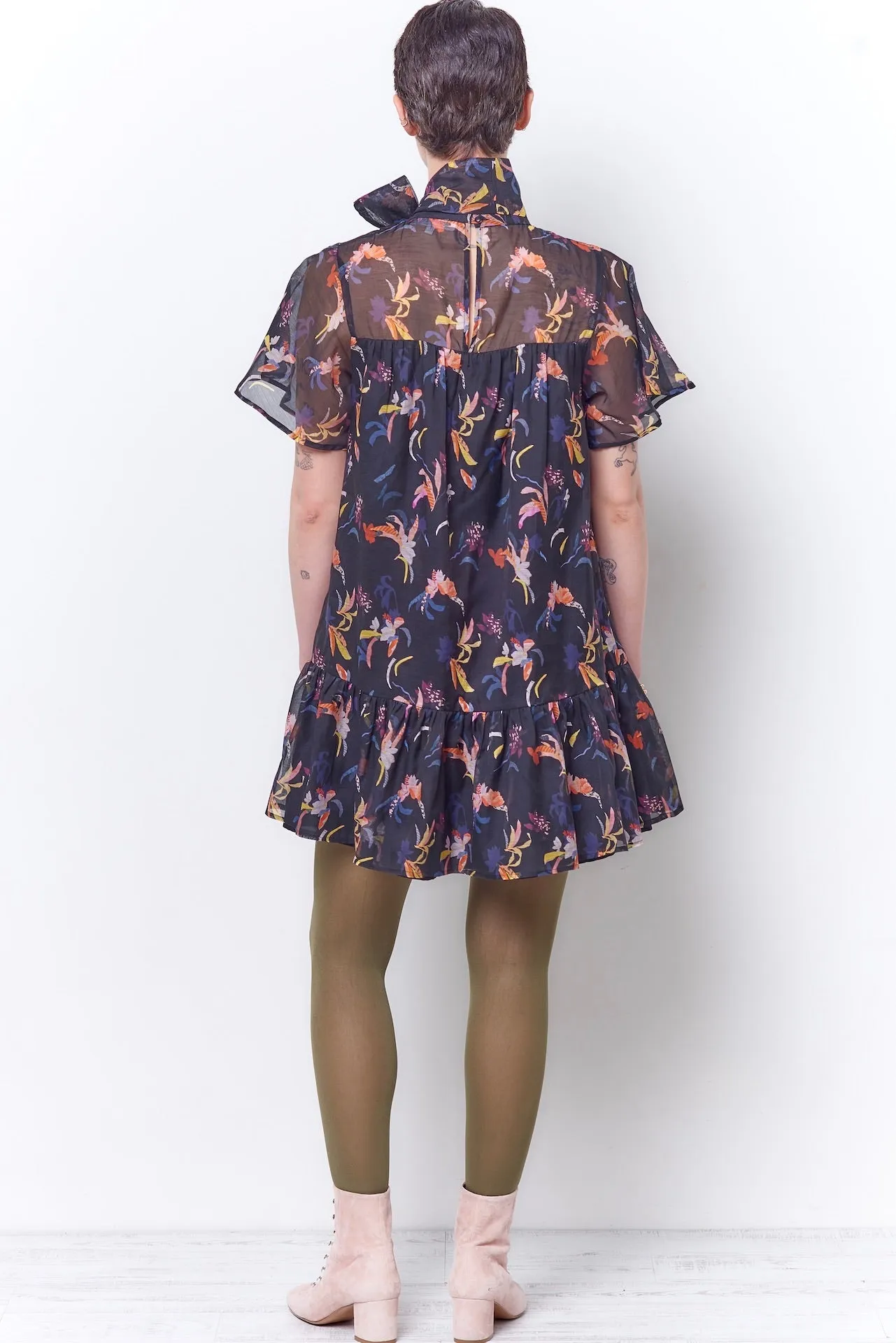 TAMMY Babydoll Dress - Paper Cut
