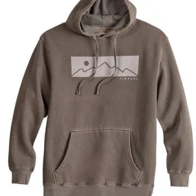 Tin Haul Men's Mountain Hoodie in Brown