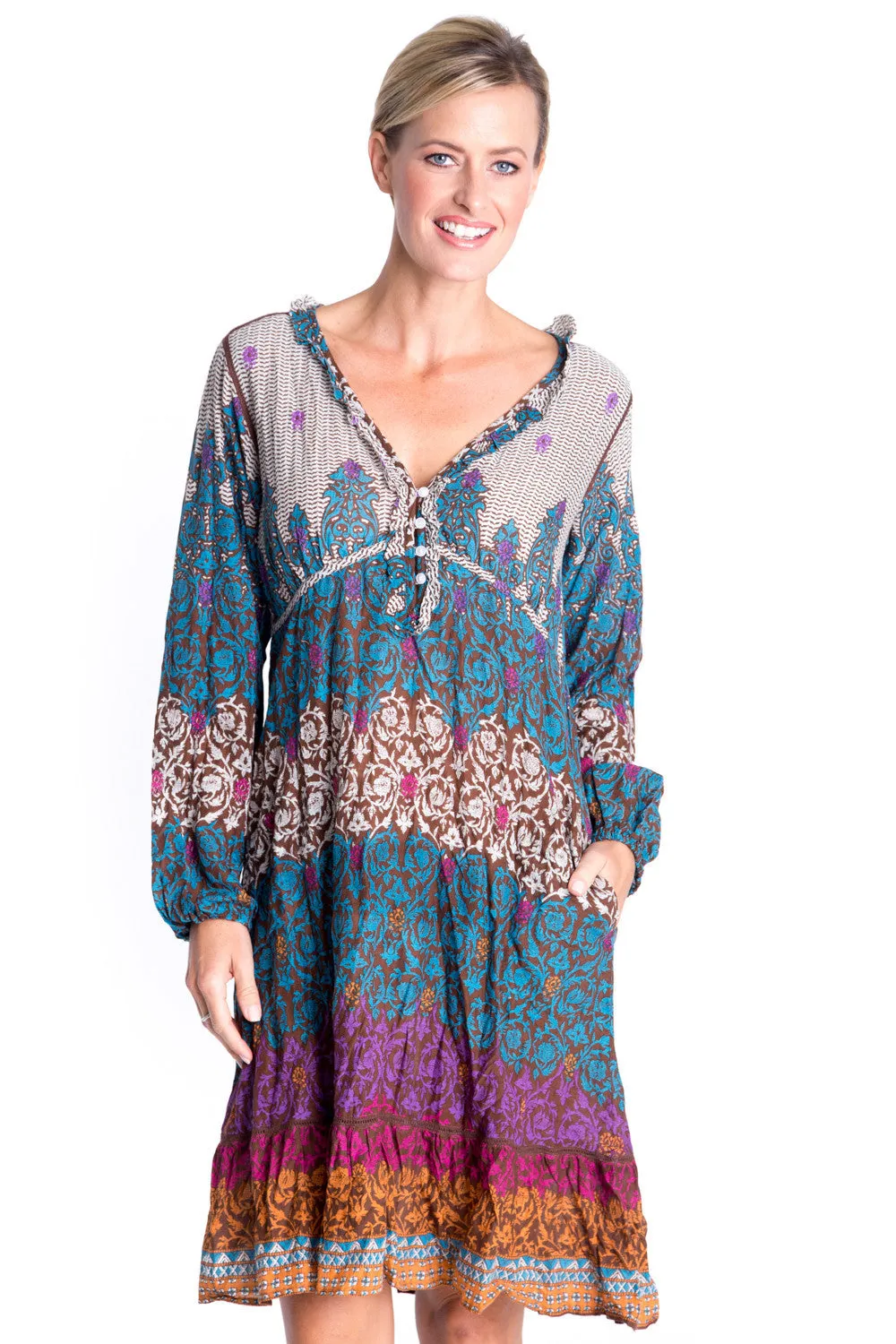 Willow Dress in Teal