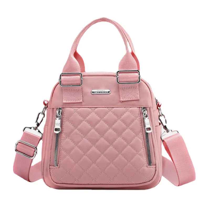 Women Large Capacity Multifunctional Waterproof Multi-Layer Shoulder Bag Backpack