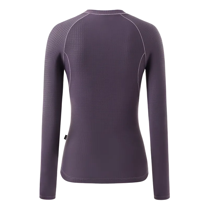 Women's L/S Base Layer CL-1 Streamer-Dark Byzantine