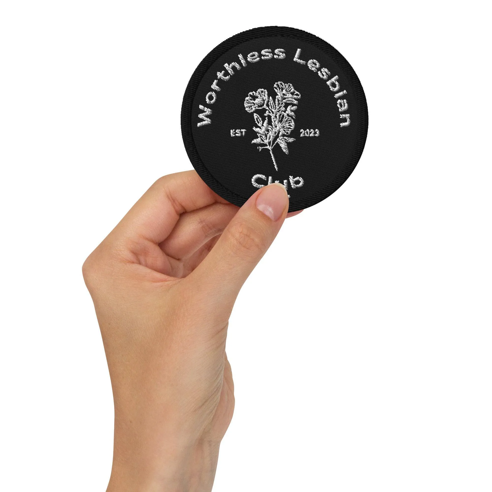 Worthless Lesbian Club Patch Embroidered patch