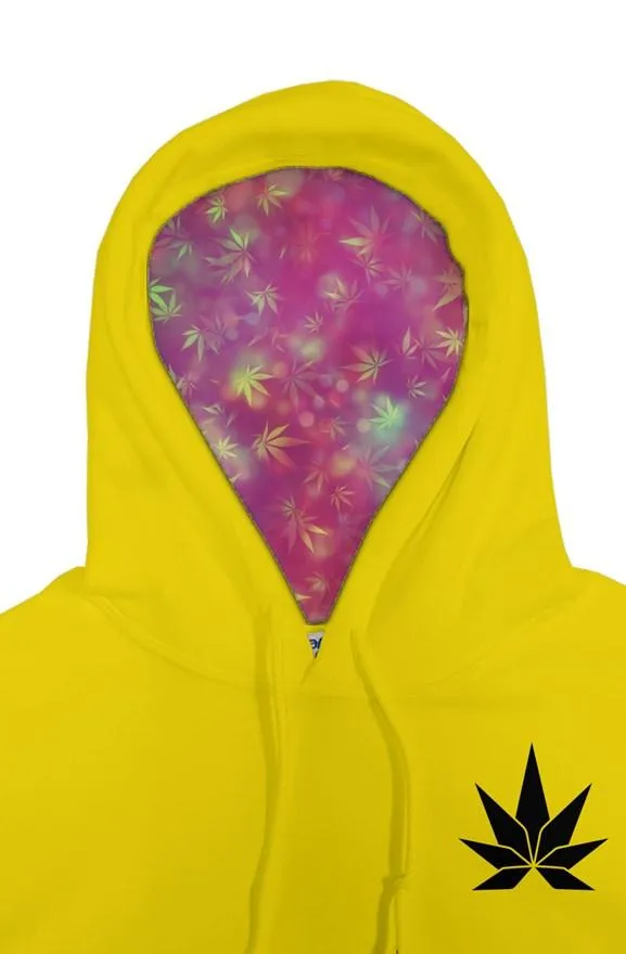 Yellow pullover hoodie